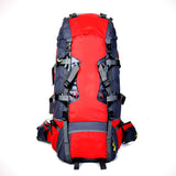 Wholesale large sport camping bag 80L outdoor adventure frame travelling hiking backpack