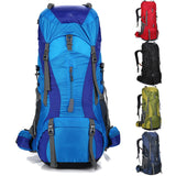 50L Sports Camping Hiking Rucksack Backpack Green Climbing Outdoor Travel Bag