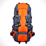 Wholesale large sport camping bag 80L outdoor adventure frame travelling hiking backpack