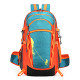 Custom Casual Travel Bag Waterproof Nylon Men Hiking Backpack Wear-proof Multifunctional Outdoor Camping Backpack