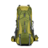 50L Sports Camping Hiking Rucksack Backpack Green Climbing Outdoor Travel Bag